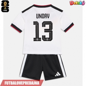 Lacne Dětský Futbalové dres Nemecko Deniz Undav #13 MS 2026 Krátky Rukáv - Domáci (+ trenírky)